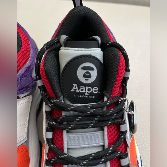 NWT - AAPE by A Bathing Ape (BAPE) Chunky Sneakers - Men Size 7/Women Size 9 - Picture 3 of 11